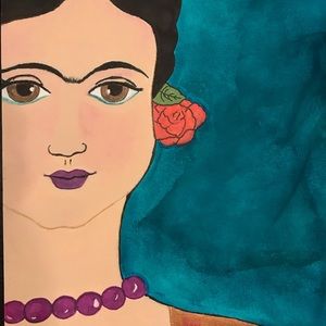 Original Painting Frida Kahlo 9”x12” On paper